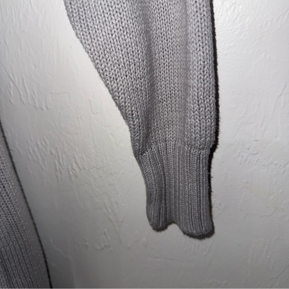 Style & Co. Charcoal Hooded Cardigan Sweater - Picture 5 of 13